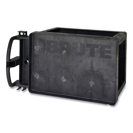 Rubbermaid Commercial Structural Resin, 750 lb Load Capacity, 2 Shelves, 26" W, 33.25 in H FG454600BLA